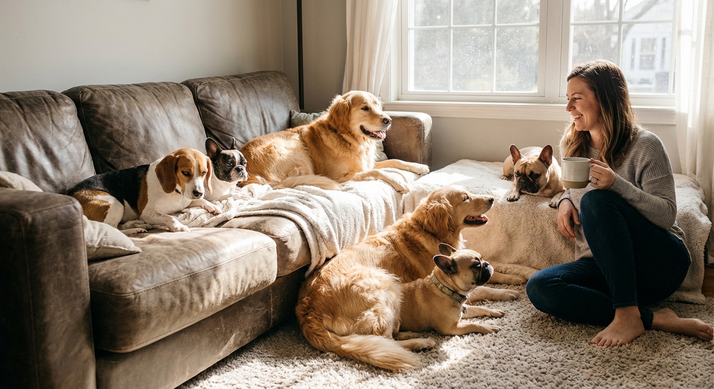 다견 가정에서 강아지 서열 싸움 예방하는 방법