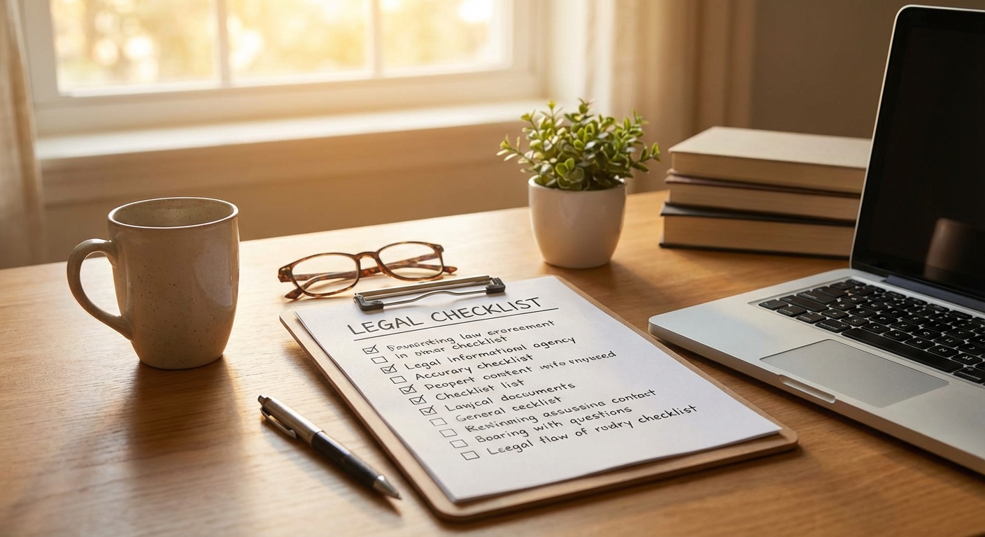 법률 관련 체크리스트