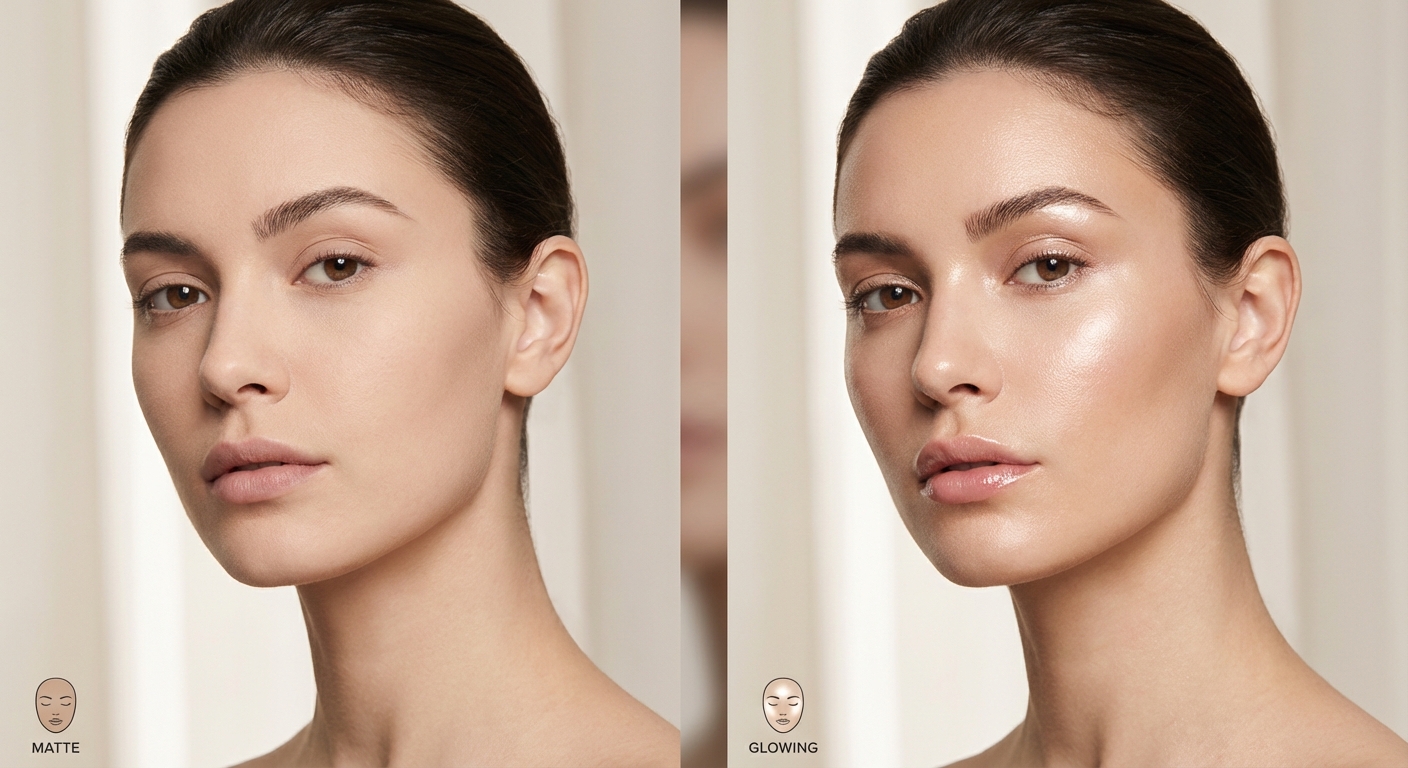 부위별 하이라이터 적용 전후 비교