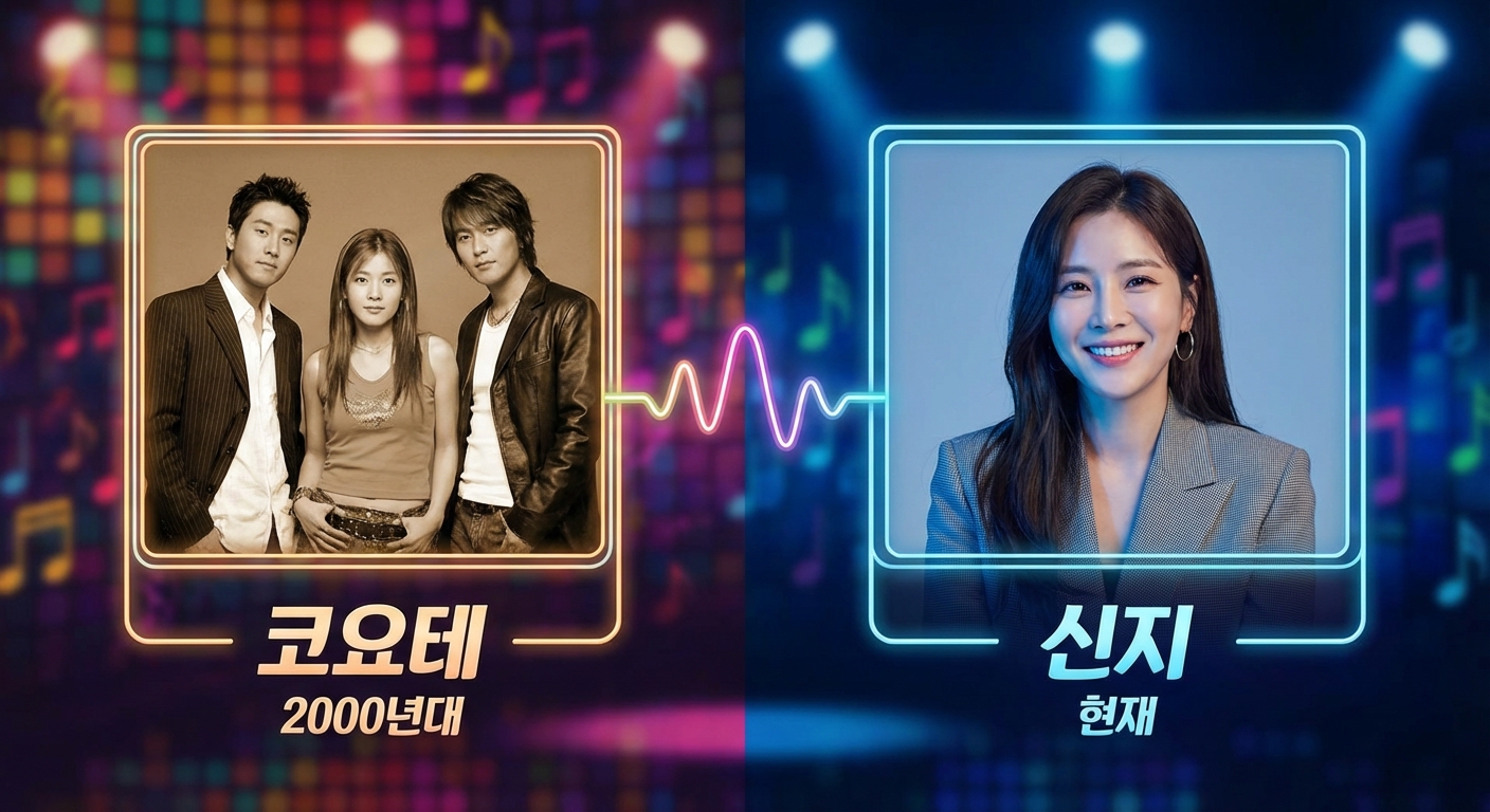 코요테 과거 활동 사진 및 신지 최근 모습 비교