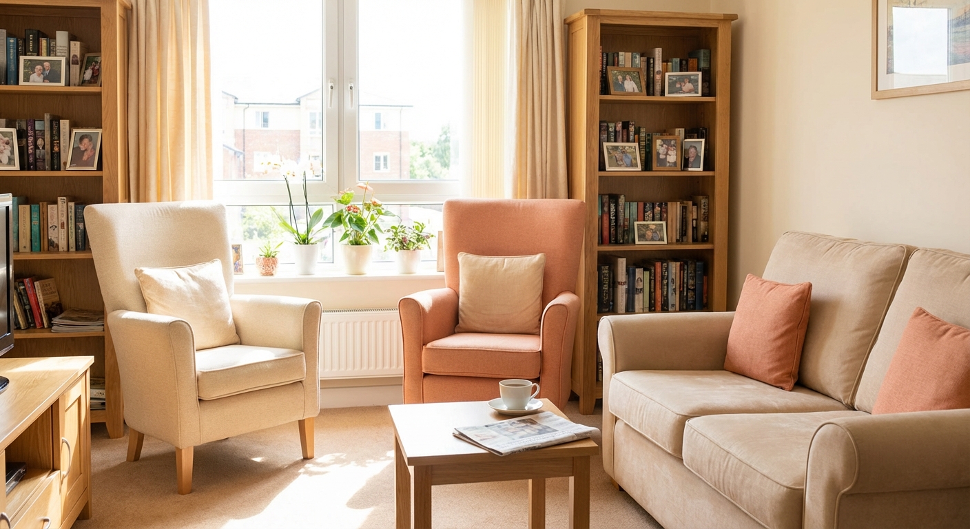 실버타운 개인 거실 인테리어