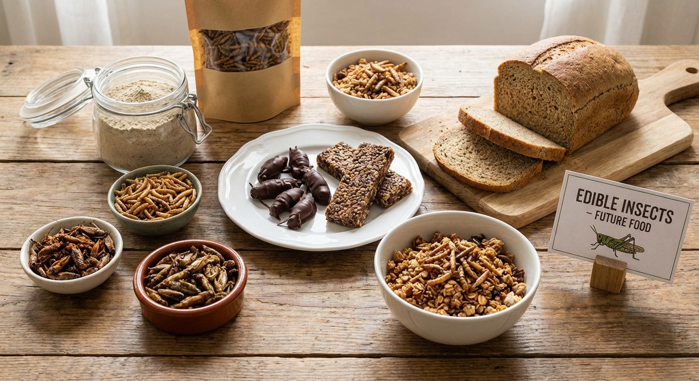 종류별 식용곤충 제품