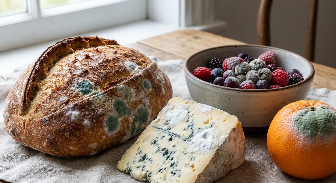 음식에 곰팡이 보이면 잘라내고 먹어도 될까