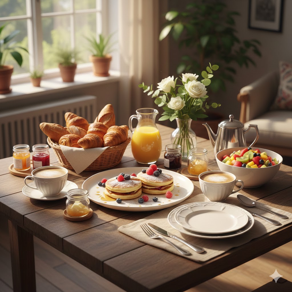 주말 브런치 메뉴 추천, 집에서 즐기는 여유로운 식탁 풍경