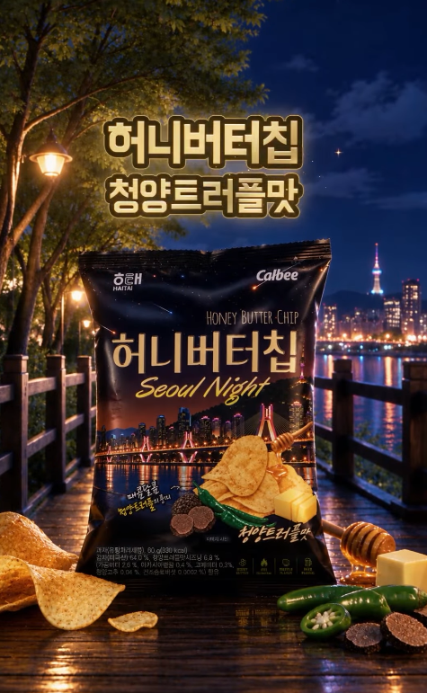 달콤 짭짤한 허니버터칩, 청양고추와 트러플 만나 달라진다